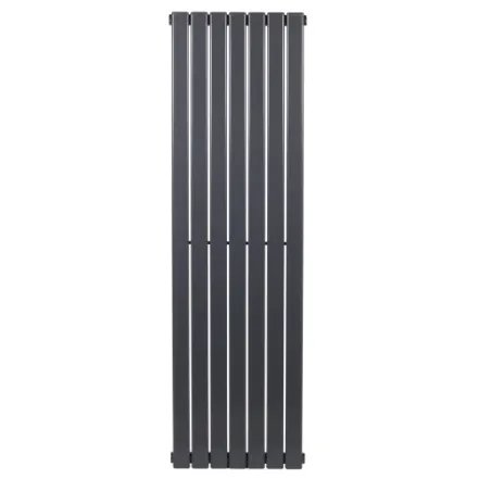 Трубчастий радіатор Betatherm вертикальний Blende 1 1400x394 (RAL 7024M, підк. №99)